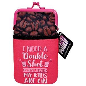 Womens Cigarette Case for 100s Shorts Soft Double Shot Coffee Twist Clasp Kids